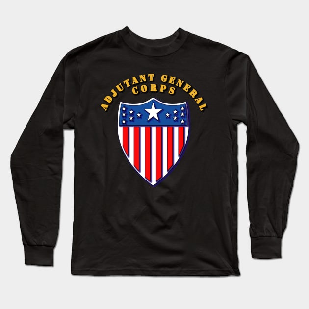 Adjutant General Corps Long Sleeve T-Shirt by twix123844